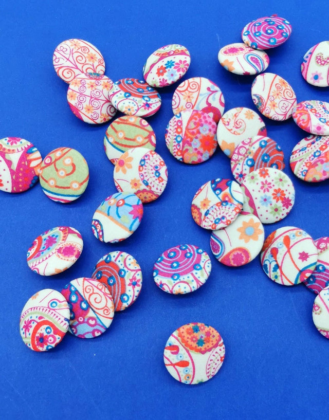 Liberty Fabrics Buttons Liberty Fabrics Shank Button Set 25mm, Mark 13407