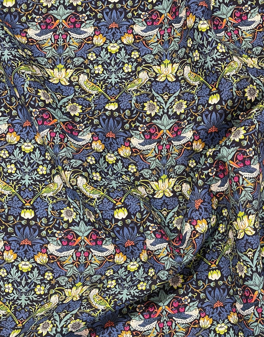 Liberty Fabrics Liberty Fabrics Lantana AW21: The New Collectables Liberty Fabrics Lantana, Strawberry Thief 12077