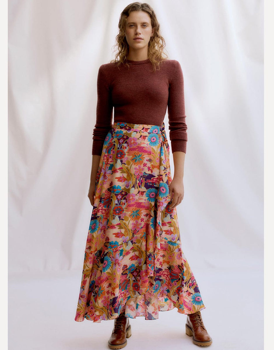 Zina Wrap Skirt Sewing Pattern, Liberty Fabrics – Clothkits