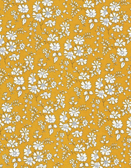 Liberty Fabrics Liberty Fabrics Tana Lawn® Classic Tana Lawn® Liberty Fabrics Tana Lawn® Capel G Mustard 100643112/01