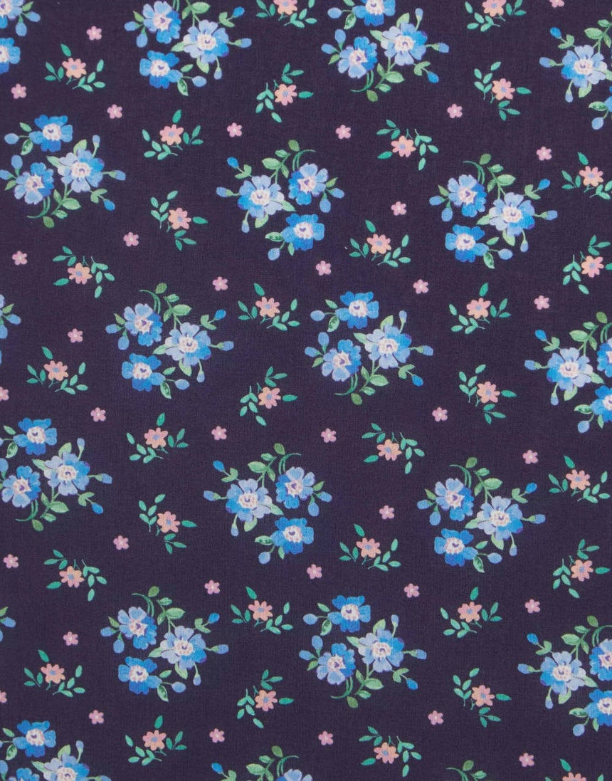 Liberty Fabrics Liberty Fabrics Tana Lawn® AW22: The House of Liberty Liberty Fabrics Tana Lawn® Magdalena Posy B 13585