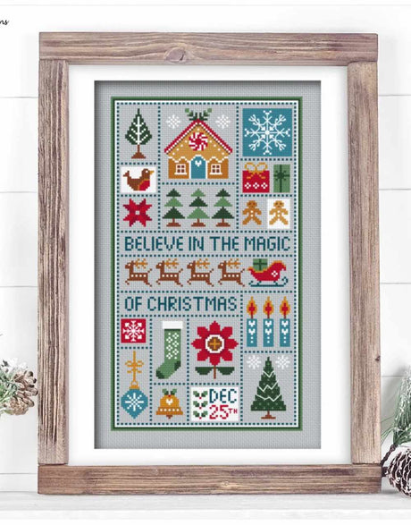 Little Dove Designs Cross Stitch Christmas Magic Cross Stitch Kit 13729