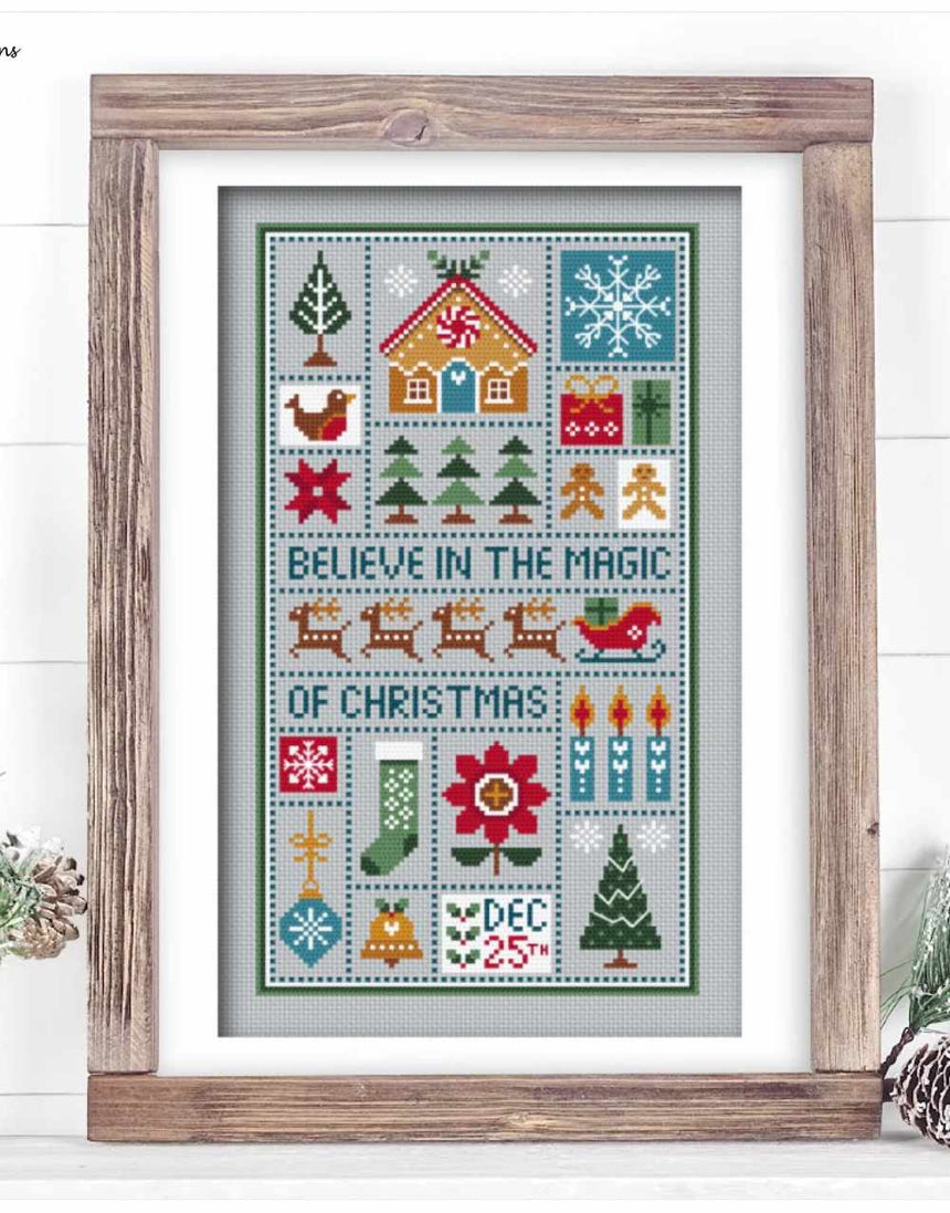 Little Dove Designs Cross Stitch Christmas Magic Cross Stitch Kit 13729