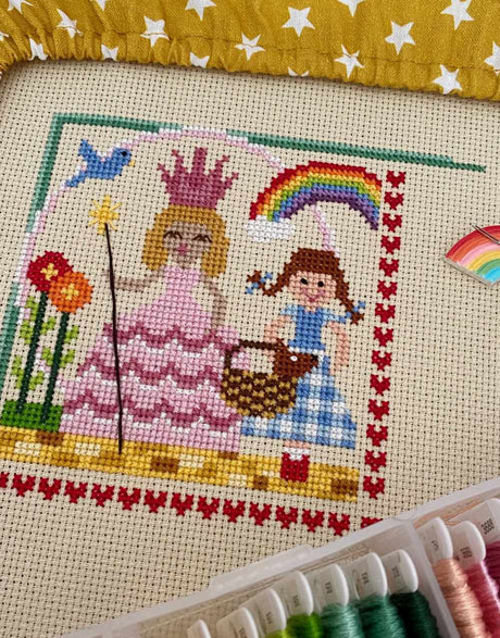 Little Dove Designs Cross Stitch Follow the Yellow Brick Road Cross Stitch Kit 13327