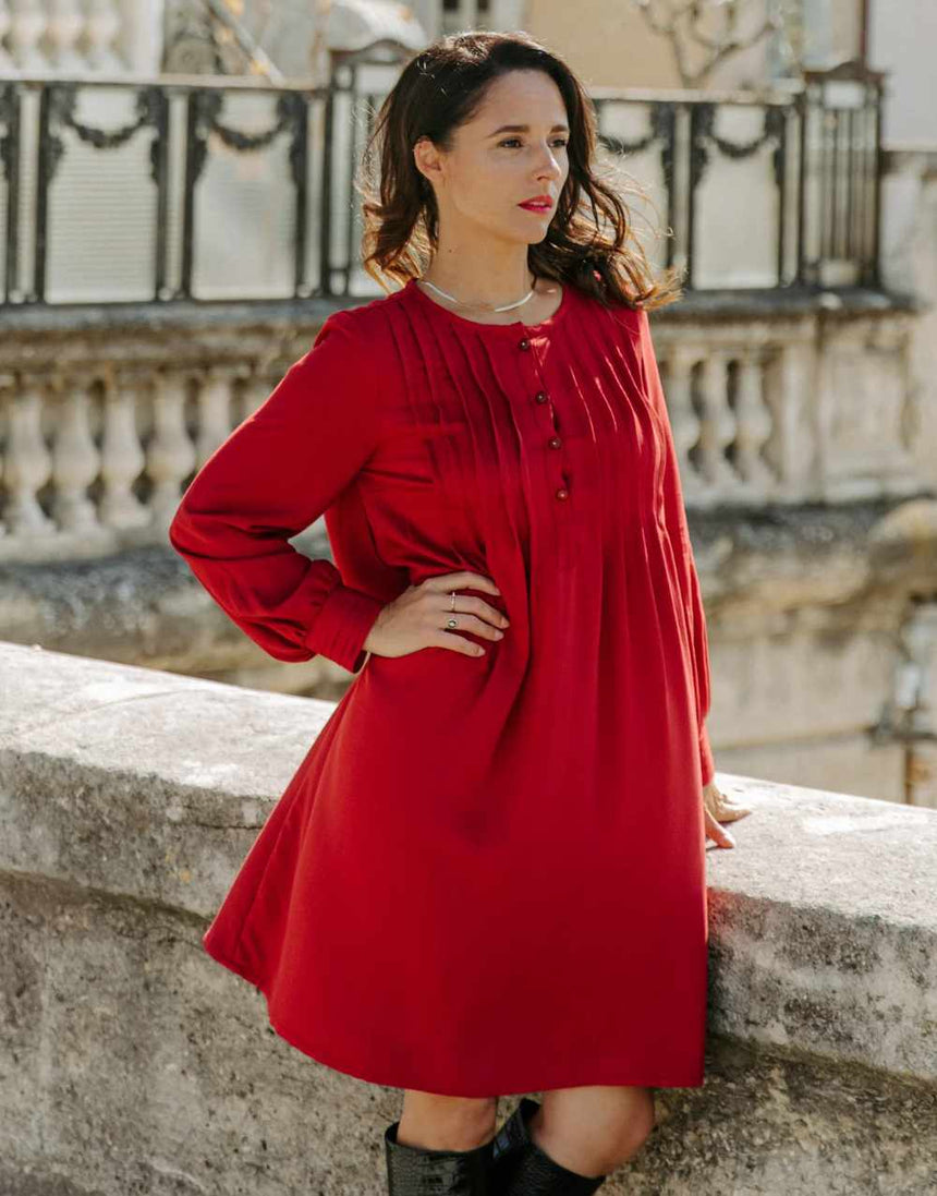 Atlas Shirt Dress Sewing Pattern, Maison Fauve