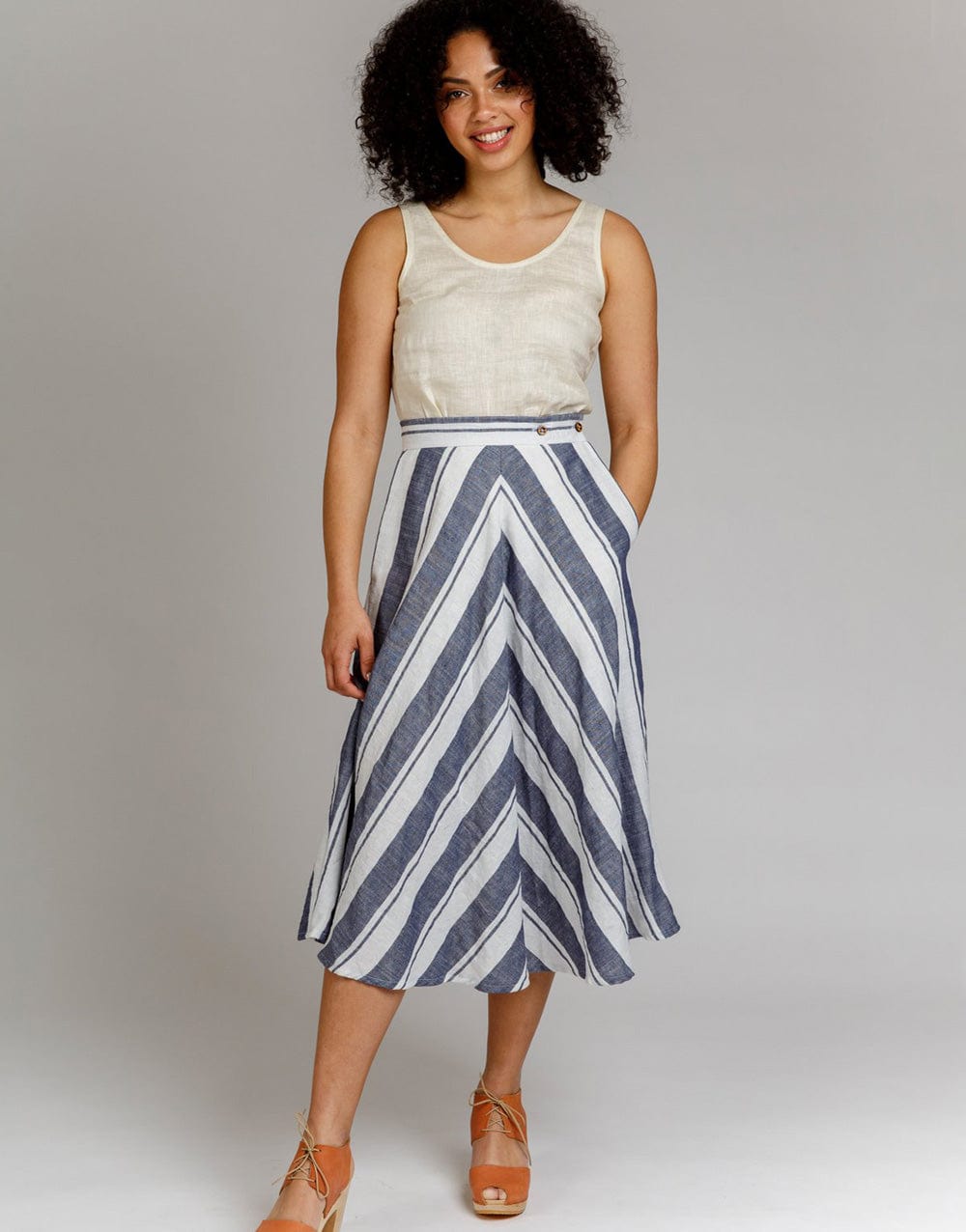 Wattle Skirt Sewing Pattern, Megan Nielsen – Clothkits