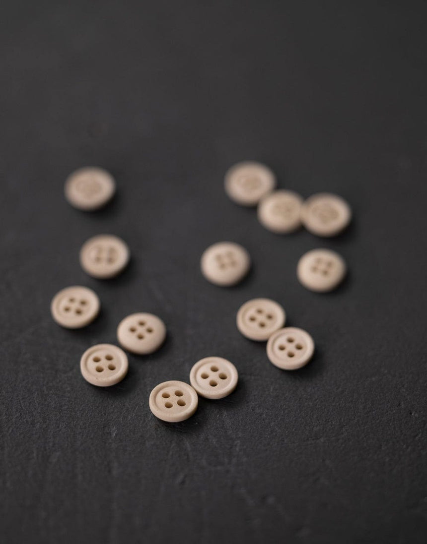 Merchant and Mills Buttons 11mm Cotton Button from Merchant & Mills, 11mm Ecru 11863