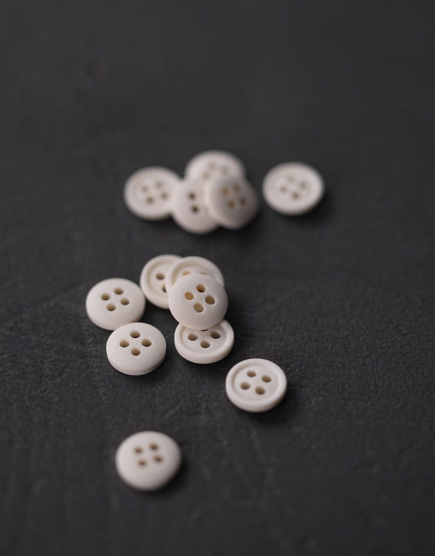 Merchant and Mills Buttons 11mm Cotton Button from Merchant & Mills, 11mm Milk 11261