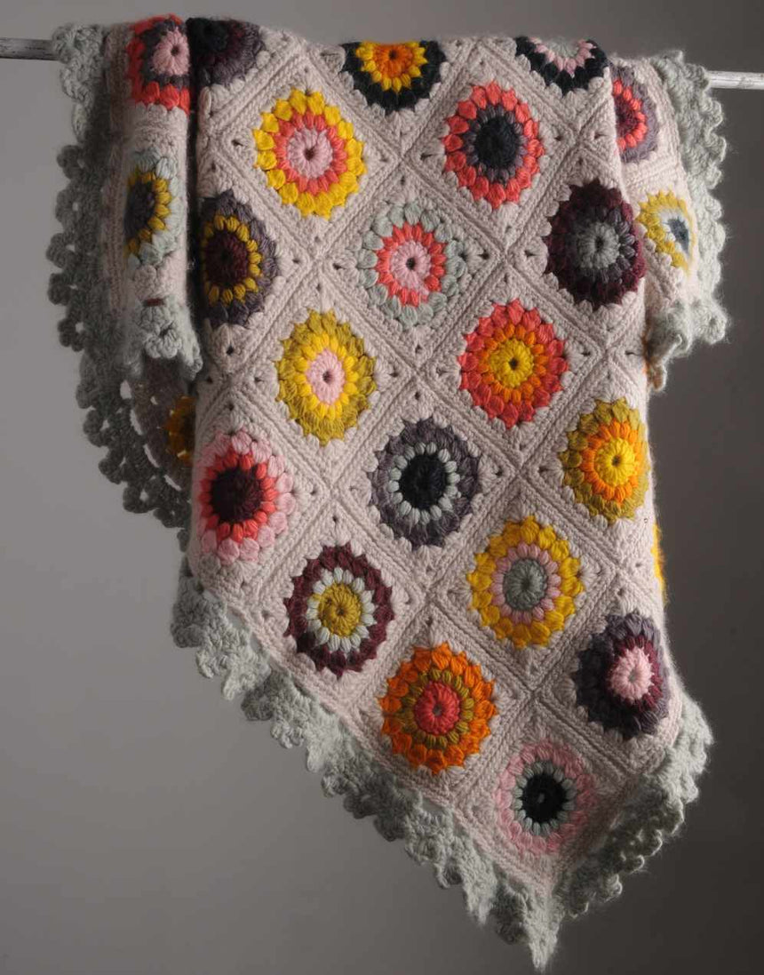 Sunburst Granny Blanket Crochet Kit