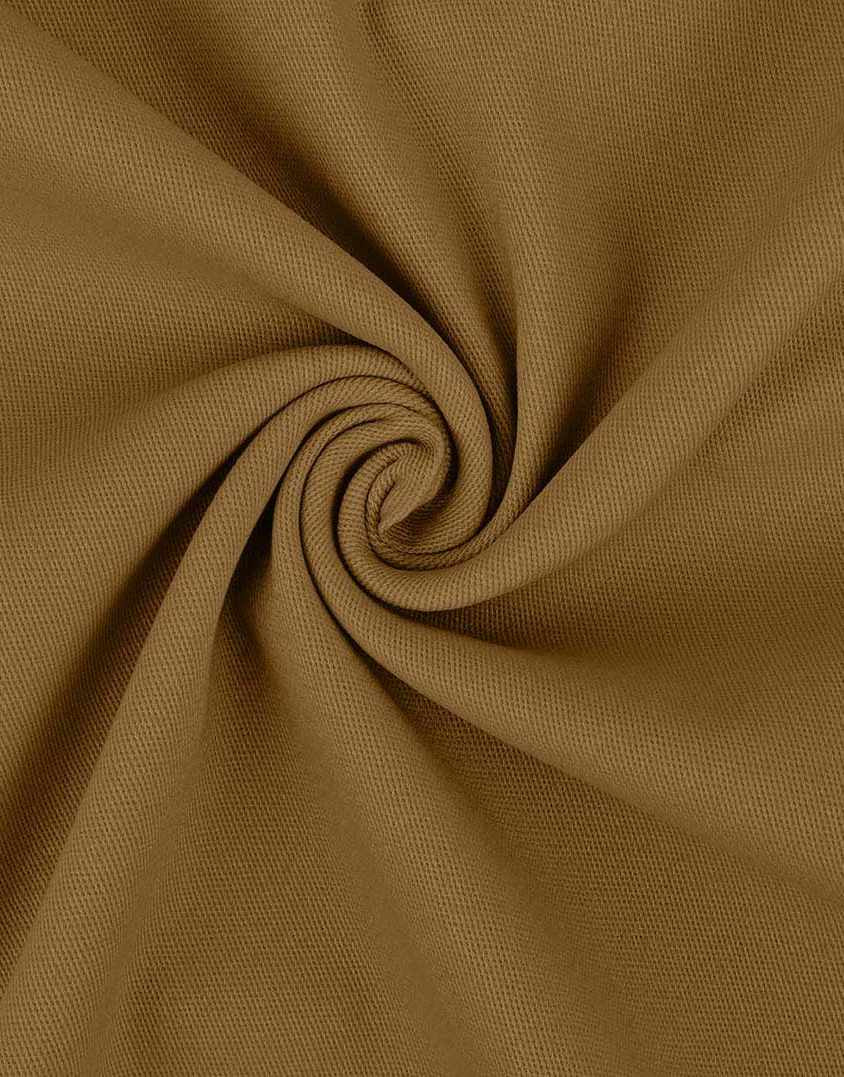 Tan Peach Cotton Twill Stretch Fabric