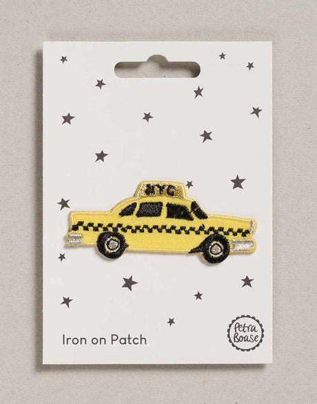 Petra Boase Iron on Patch NY Yellow Taxi Iron on Patch 15551