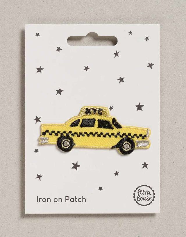 Petra Boase Iron on Patch NY Yellow Taxi Iron on Patch 15551