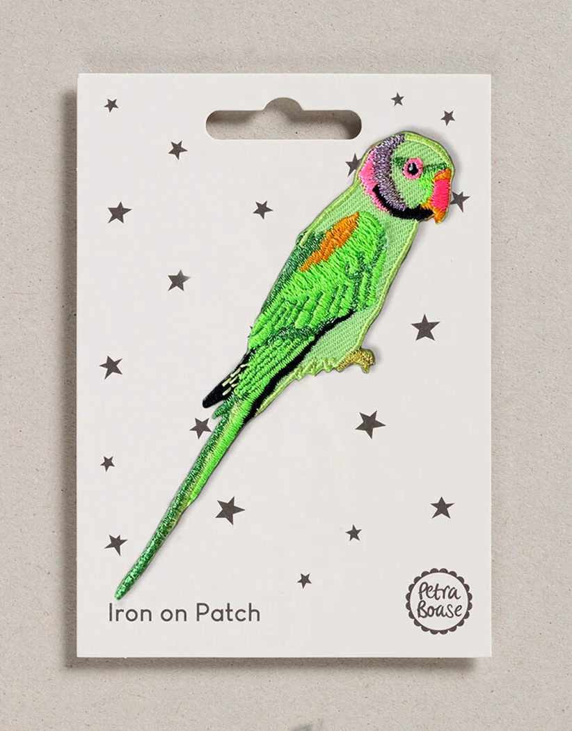 Petra Boase Iron on Patch Parrot Iron on Patch, Petra Boase 14956