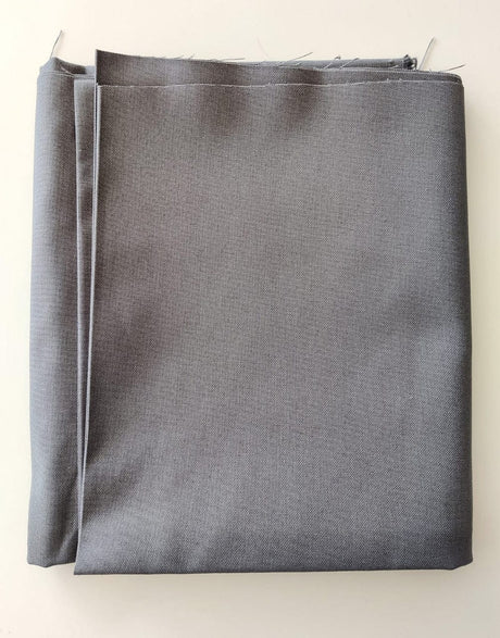 Not Specified Cotton Canvas Grey / Plain Charcoal Grey Cotton Canvas Fabric 89833506