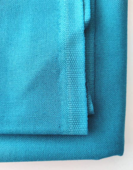 Not Specified Cotton Canvas Green / Plain Teal Cotton Canvas Fabric 02900.020-0013