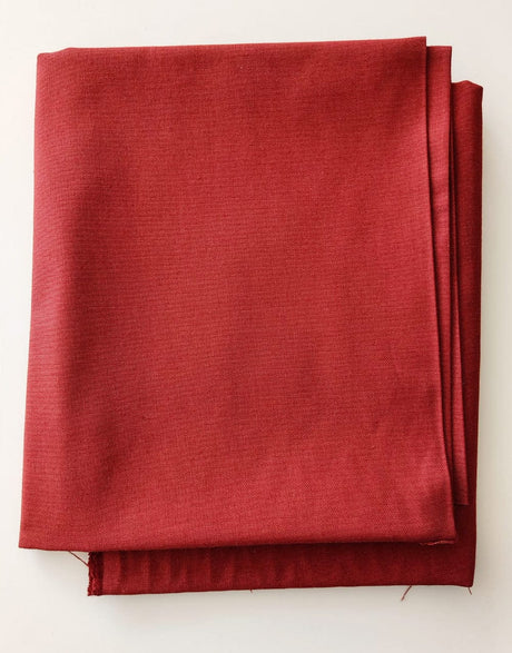 Not Specified Cotton Canvas Red / Plain Terracotta Cotton Canvas Fabric 10660