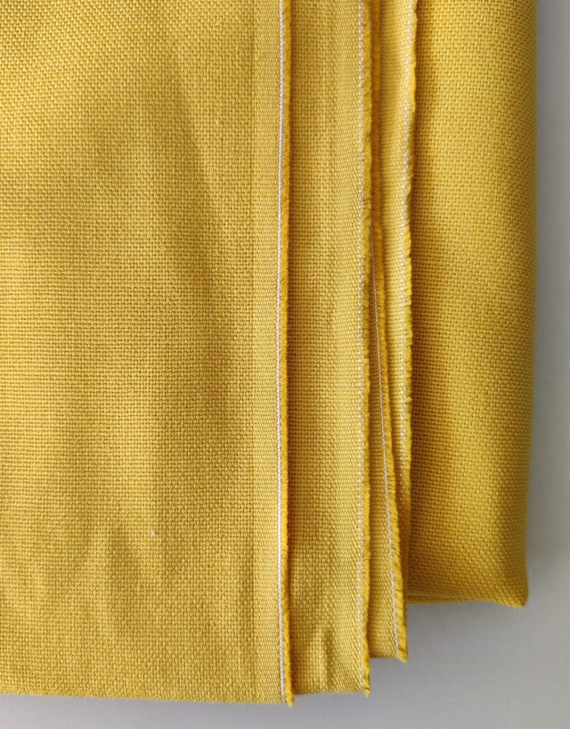 Not Specified Cotton Canvas Yellow / Plain Yellow Gold Cotton Canvas Fabric 02900.011-0012