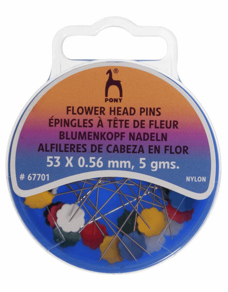 Pony Pins Flower Head Pins 8901003677010 8901003677010