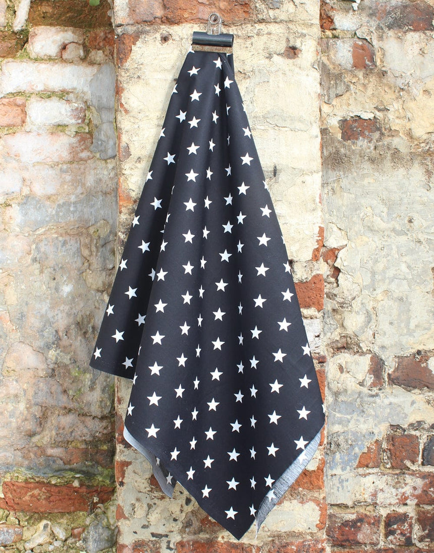 Not specified Cotton Poplin Black / Stars Star Cotton Poplin Fabric 6194978