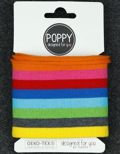 Not Specified Ribbing Rainbow Big Stripe Cuffing by Poppy 13019