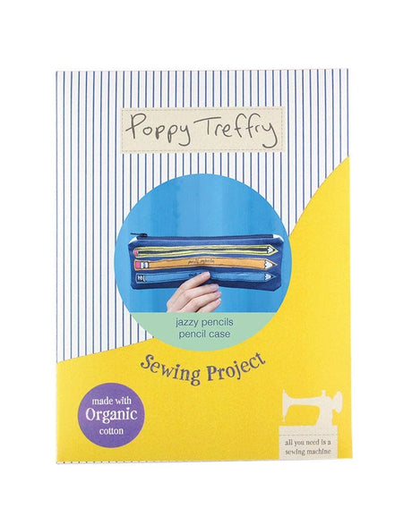 Poppy Treffry Sewing Kits Jazzy Pencils Pencil Case Sewing Kit, Poppy Treffry 12785