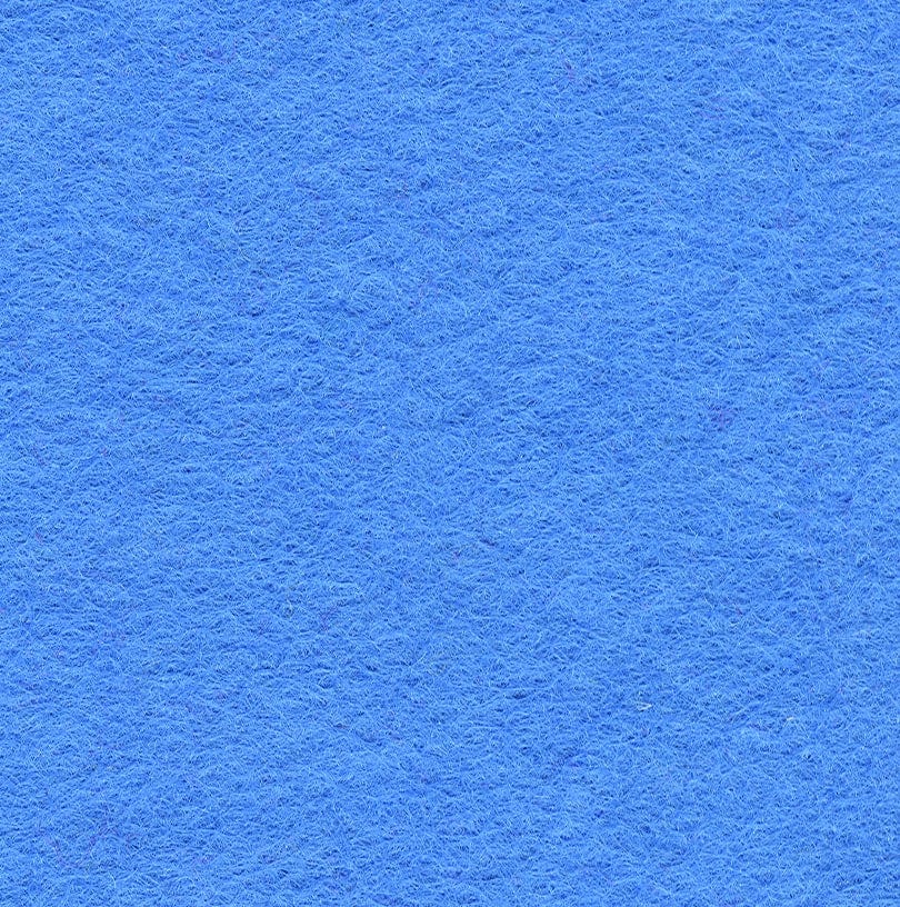 Not specified Wool Felt Mid Blue Wool Felt Fabric 20551202