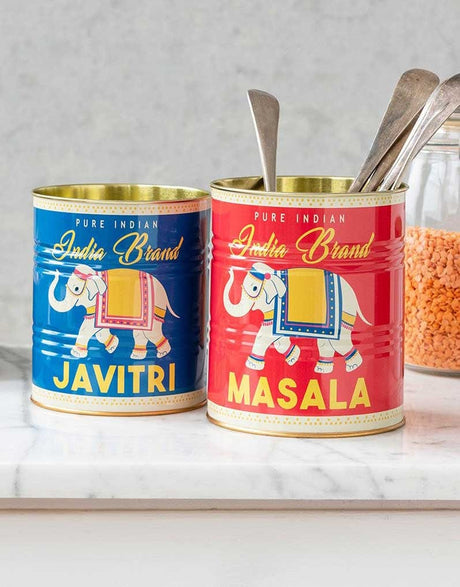 Not Specified Gifts Masala & Javitri Storage Tins, Set of 2 5027455435404