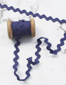 Not Specified Ribbon & Trimming 023 - Navy Blue Ric Rac Trim, Various Colours, Medium 3589720683207 358972068320716