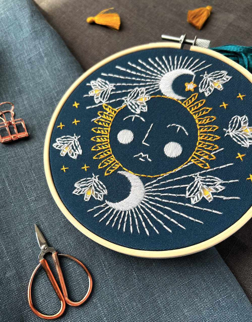 Moonglow Embroidery Kit, Rikrack