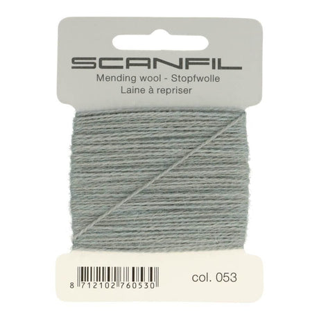 Scanfil Thread 53 - Mid Grey Wool Scanfil Mending Thread, Darning Wool, Various Colours 8712102760530 8712102760530