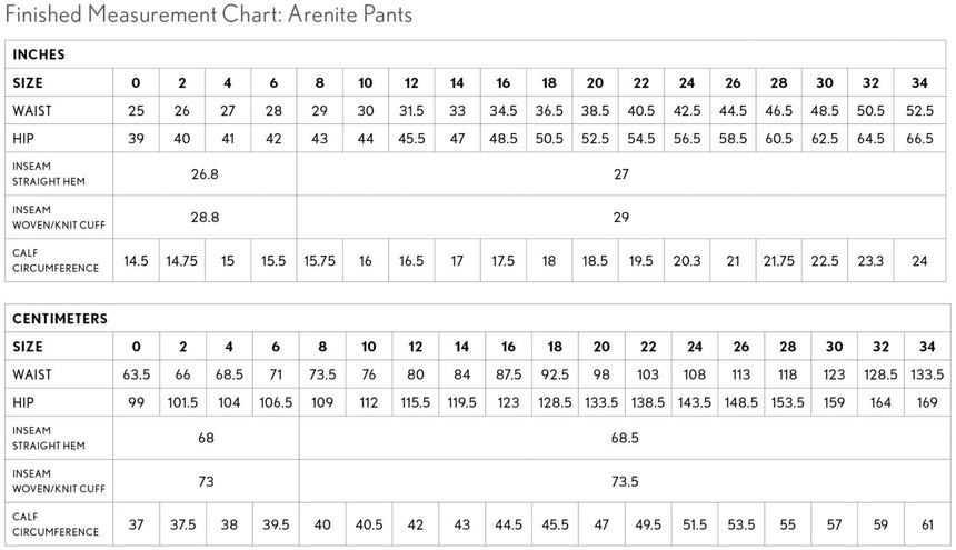 Sew Liberated Trousers & Shorts Arenite Pants Sewing Pattern, Sew Liberated 853845002285