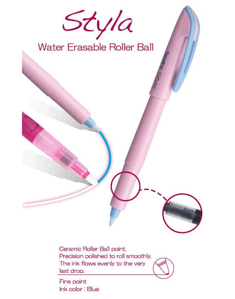 Sewline Sewing Tools Sewline Styla Water Erasable Fabric Pen Roller Ball 4989783070331