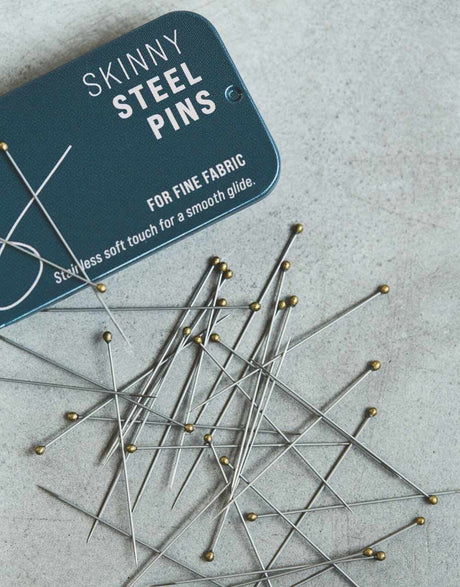 Sewply Pins Skinny Steel Dressmaking Pins in a Tin, Sewply 15594