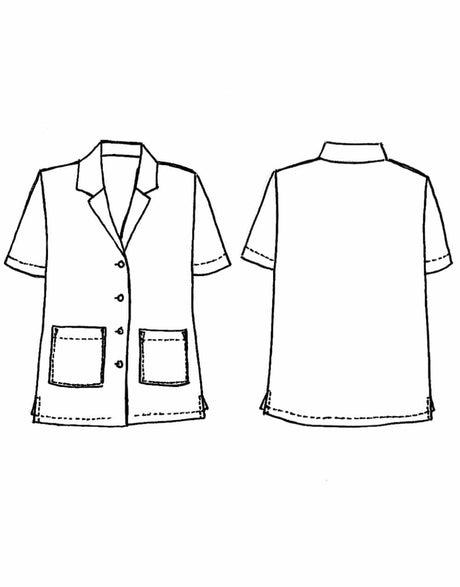 Tessuti Tops Shirts & Blouses Arkie Shirt Sewing Pattern, Tessuti 14760