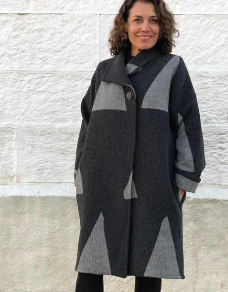 Tessuti Coats & Jackets Soho Coat Sewing Pattern, Tessuti 14064