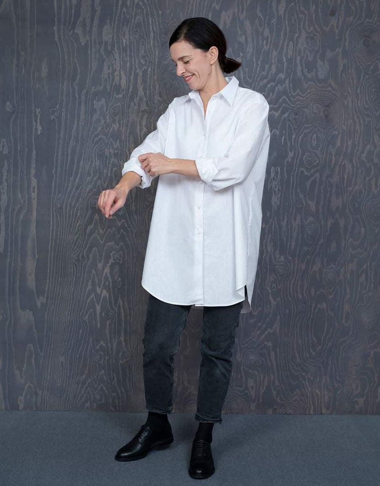 The Assembly Line Tops Shirts & Blouses Oversized Shirt Sewing Pattern, The Assembly Line