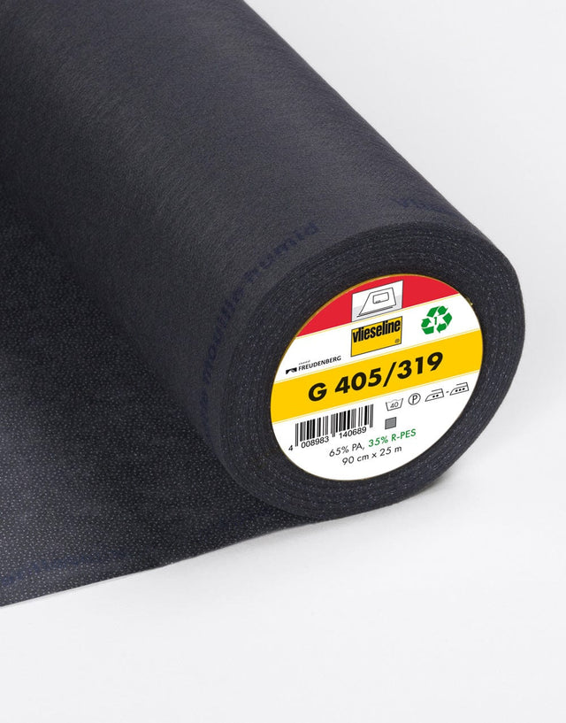 Vilene Interfacing Vilene Iron-on Interfacing, Medium Weight Charcoal G405/319, 90cm wide 4008983140689 4008983140689