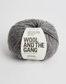 Wool and the Gang Yarn & Wool Tweedy Grey Crazy Sexy Wool, Chunky Yarn, Wool and the Gang 700461719946