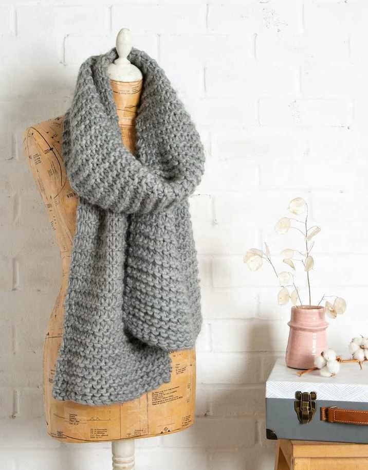 Wool Couture Knitting Kit Absolute Beginners Scarf Knitting Kit, Wool Couture