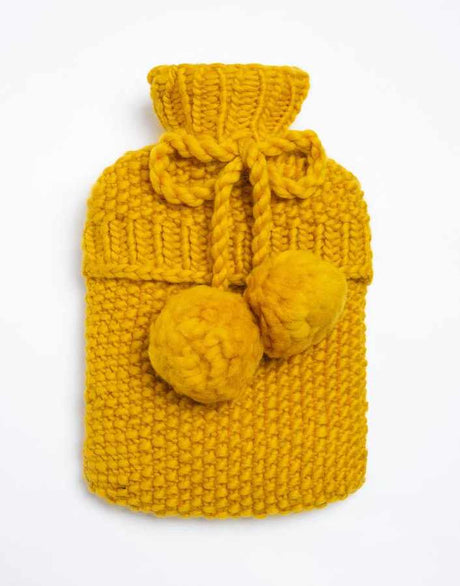 Wool Couture Knitting Kit Mustard Hot Water Bottle Knitting Kit, Wool Couture 5060656945952 5060656945952