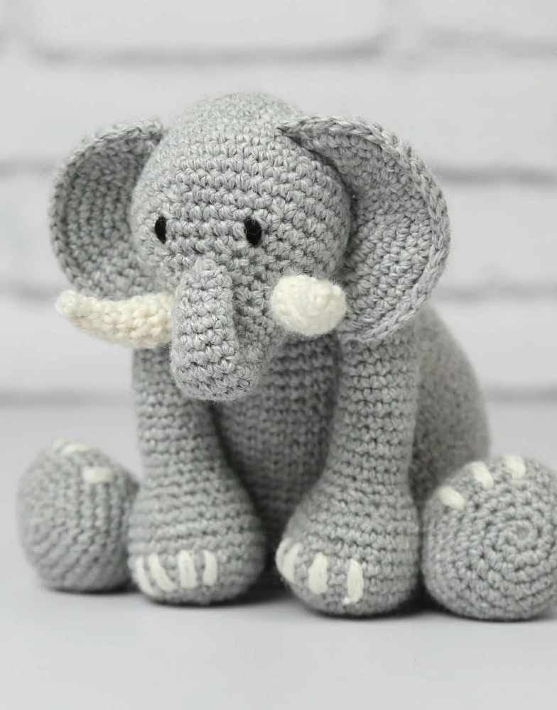 Wool Couture Crochet Kit Roy Elephant Crochet Kit, Wool Couture 5060656943484 5060656943484